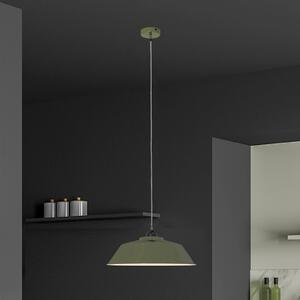 Mexlite Lampa wisząca Nove, możliwość ściemniania, zielony, kuchnia, metal