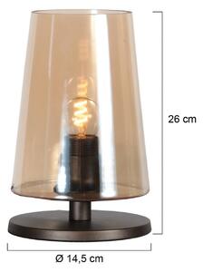 Steinhauer Lampa stołowa Ancilla, brązowy / rdzawy, salon / jadalnia, metal
