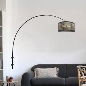 Steinhauer Kinkiet Sparkled Light, czarny, salon / jadalnia, metal