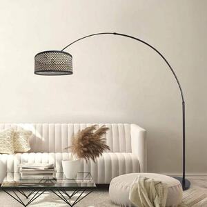 Steinhauer Lampa łukowa - lampa stojąca Sparkled Light, czarny, salon / jadalnia, metal