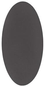 Antracytowy owalny dywan 100x200 R7-W47