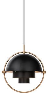 GUBI - Multi-Lite Lampa Wisząca Ø36 Mosiądz/Czarny Koks