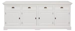Komoda Brighton 4 drzwi + 4 szuflady white