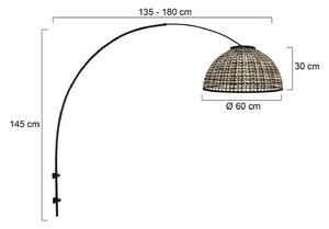 Steinhauer Kinkiet Sparkled Light, czarny, salon / jadalnia, metal