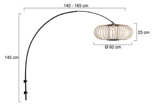 Steinhauer Kinkiet Sparkled Light, czarny, salon / jadalnia, metal