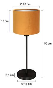 Mexlite Lampa stołowa Noor, czarny, salon / jadalnia, metal