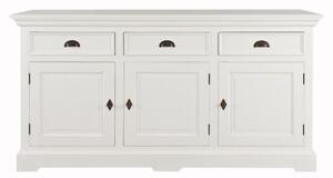 Komoda Brighton 3 szuflady + 3 drzwi white