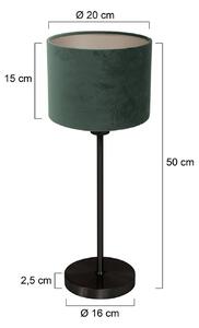 Mexlite Lampa stołowa Noor, czarny, salon / jadalnia, metal