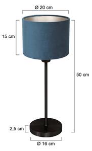 Mexlite Lampa stołowa Noor, czarny, salon / jadalnia, metal