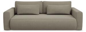 Jasnobrązowa rozkładana/ze schowkiem sofa 238 cm Kapua – Makamii