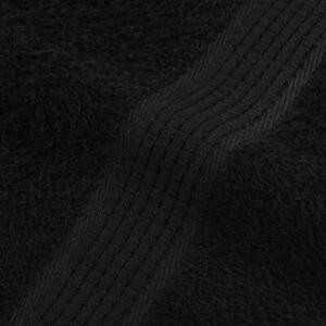 Ręczniki do rąk, frogn, 10 szt., czarne, 50x100 cm, 360 g/m²