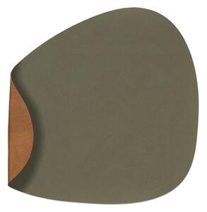 Mata stołowa ze skóry ekologicznej 37x44 cm Curve L Double Nupo – LIND DNA