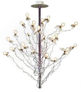 Ingo Maurer - Birds Birds Birds Lampa Wisząca 190cm Czerwono/Niebieska Kabel