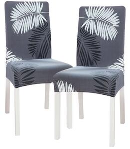 Elastyczny pokrowiec na krzesło Noir, 45 - 50 cm, komplet 2 szt