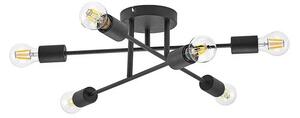 Lindby - Estar 6 Lampa Sufitowa Black