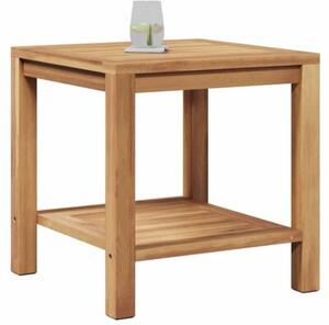 Nowoczesny stolik kawowy z litego drewna tekowego 45x45 cm