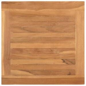 Nowoczesny stolik kawowy z litego drewna tekowego 45x45 cm