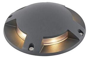 Lindby - Cormac 4 LED Reflektor Sufitowy Wpuszczany Dark Grey