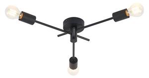 Lindby - Cerros 3 Lampa Sufitowa Black
