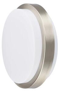 Lindby - Fero Round Ścienna Lampa Ogrodowa Stainless Steel