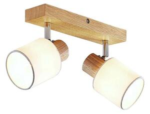 Lindby - Wanessa 2 Lampa Sufitowa Wood/White