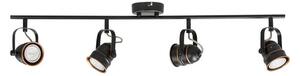Lindby - Leonor Lampa Sufitowa Black/Gold