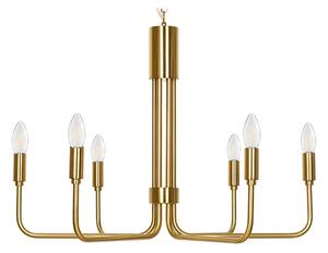 Lindby - Elanova 6 Żyrandol Brass