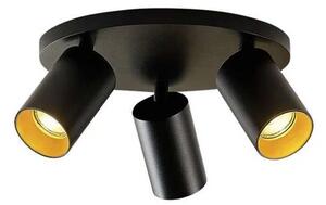 Arcchio - Brinja 3 Round Lampa Sufitowa Black