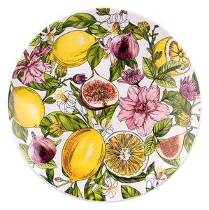 Altom Porcelanowy talerz deserowy Lemon, 20 cm