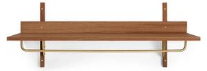 Ferm LIVING - Sector Półka Smoked Oak/Brass