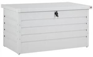 Metalowa skrzynia ogrodowa METALBOX, 385L, 120×62×63cm, szara Gardebruk