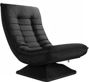 Leżanka ABERDEEN, 87x60x105cm, czarna Casaria