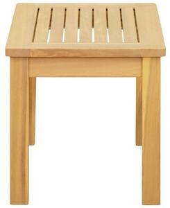 Stolik kawowy z litego drewna akacjowego rustykalny 50x35x36 cm