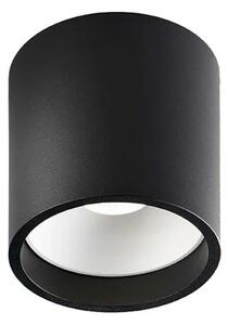 LIGHT-POINT - Solo 1 Round Lampa Sufitowa 6W 2700K Czarno/Biała