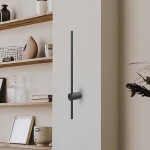 Kinkiet LED Swing Milagro Lighting, czarny, salon / jadalnia, metal, nowoczesny