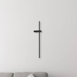 Kinkiet LED Vision Milagro Lighting, czarny, salon / jadalnia, metal, nowoczesny
