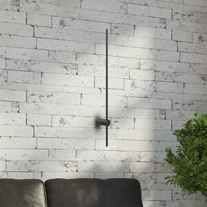 Kinkiet LED Swing Milagro Lighting, czarny, salon / jadalnia, metal, nowoczesny