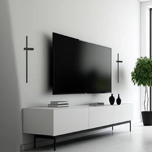Kinkiet LED Vision Milagro Lighting, czarny, salon / jadalnia, metal, nowoczesny