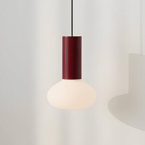 Lampa wisząca szklana Flo ALDEX, możliwość ściemniania, czerwony, salon / jadalnia, metal, design