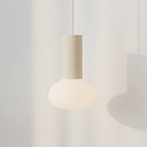 Lampa wisząca szklana Flo ALDEX, możliwość ściemniania, kremowy / amber, salon / jadalnia, metal, design