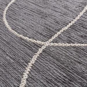 Dywan Velvet 160x230cm wool/dark grey
