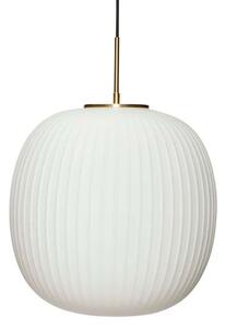 Hübsch - Serene Lampa Wisząca Ø42 Opal/Brass