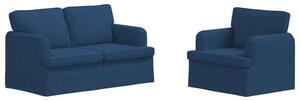ModuÅowa sofa z ergonomicznym designem w niebieskim kolorze