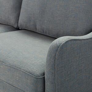 Sofa Venuste denim blue/brown 3-os