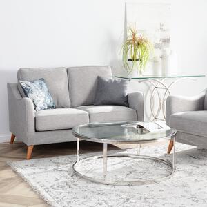 Sofa Venuste grey linen 2-os