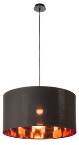 SLV - Fenda Lampa Wisząca Ø70 Black/Copper/Black