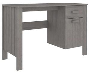 Biurko hamar, jasnoszare, 113x50x75 cm, lite drewno sosnowe