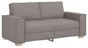 Sofa 2-osobowa taupe 180x78x84 cm tkanina