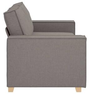 Sofa 2-osobowa taupe 180x78x84 cm tkanina