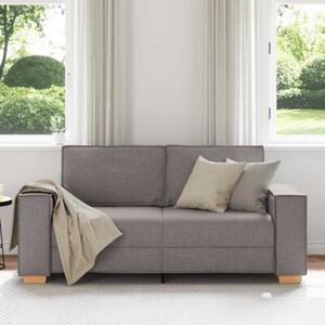 Sofa 2-osobowa taupe 180x78x84 cm tkanina
